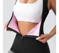 TEMU Faja con Cremallera para Mujer para Control Abdominal, Fitness, Running, Yoga y Deportes con Soporte para la Espalda
