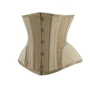 TEMU Faja Moldeadora de Cintura con Hebilla de Acero, Cinturón de Ajuste Vintage, Forma de Reloj de Arena con Jacquard y Curvas, Clip de Cintura