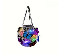 TEMU Farol Solar Colgante de Metal con | Luces Decorativas para Exteriores, Manualidades Decorativas, Cubre Valla, Porche, , Multi-, Un Gran Regalo para Familiares y en Días Festivos