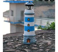 TEMU Farola Decorativa Solar para Patio, con Diseño en y Azul y Luz de . Esta de Señalización Solar se Utiliza como Adorno para Jardín Exterior, Aumentando el Encanto de tu al con