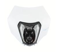 TEMU Faros delanteros para motocicleta, proyector LED, haz , para KTM EXC SX SX SXS XC XCF XCW 125-690, componente y carcasa de luz delantera de motocicleta, 12V, cableado, sin batería incluida