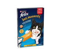 TEMU FELIX Deli Moments (4x10 gr) - Snack para Gatos (, Salmón o Pollo)