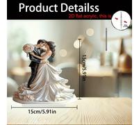 TEMU Figura acrílica de pareja besándose 2D , decoración para alféizares y exhibiciones creativas. Ideal como regalo para o inauguraciones de casa. Estatuilla decorativa, 1 pieza