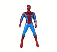 TEMU Figura de Acción de Anime de Spiderman, Hulk y Ironman de 18cm - Regalo de Navidad, Muñeco con Articulaciones Móviles en PVC, Coleccionable Giratorio