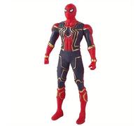 TEMU Figuras de Juguetes de Anime Marvel de 17cm Figura de Acción de Spiderman y Hulk Hierro para Hombre Regalo de Navidad de Dibujos Animados Muñeco Luminoso Pasatiempos, MARVEL
