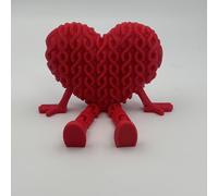 TEMU Figurita de Tejido Impreso en 3D de 1.9 Pulgadas | de Crochet, Coleccionable para Novia, Ideal para de San Valentín y Aniversario, Decoración de Escritorio , Material Plástico
