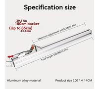 TEMU Fijador de Posicionamiento de Aleación de Aluminio para Mesa de Sierra de Carpintería Clip de Posicionamiento Rápido