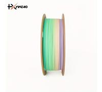 TEMU Filamento de Impresora 3D PLA con Degradado de Mate - Calidad, Consistente, Compatible con la Mayoría de Impresoras FDM, Diámetro de 1.75mm, Degradado de a Rosa a Verde a Azul