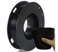 TEMU Filamento flexible de TPU de 1.75 mm, 200 g, rollo de TPU 95A, filamento para impresora 3D, precisión dimensional +/- mm, compatible con la mayoría de impresoras FDM