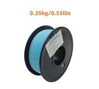 TEMU Filamento PETG Azul a 1.75mm, Menos Estrías y Resistencia, Color Degradado con Transmisión de Luz, Carrete de 0.25kg (0.55lbs) para Impresora 3D