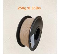 TEMU Filamento PLA de madera de 1,75 mm, 0,25 kg (0,55 lb) por bobina, material de impresión 3D, precisión +/- 0,02 mm, adecuado para la mayoría de las impresoras 3D FDM, color madera.