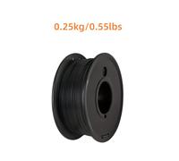 TEMU Filamento TPU 95A de 1.75 mm, Filamento Flexible 3D 95A, y Resistencia, 0.25 Kg por Carrete (0.55 Lbs), Precisión de Tamaño +/- mm, Adecuado para la Mayoría de la Impresión FDM, Color Negro