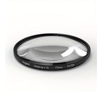 TEMU Filtro de acercamiento macro de lente de +10 de KnightX, resistente , vidrio óptico de calidad, compatible con tamaños para cámaras Canon Sony