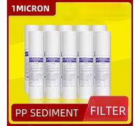 TEMU Filtro de agua de 1 , 10 x 2.5 pulgadas, de filtro universal para purificadores de agua, de filtro de algodón PP de 10 pulgadas, adiciones de filtro disponibles en paquetes de 10, 6 o 3
