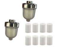 TEMU Filtro de agua prefiltrado, malla para calentador de agua, grifo doméstico, filtro de ducha para prevenir la formación de sarro, que puede reemplazar múltiples filtrantes