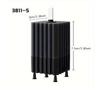 TEMU Filtro de esponja silencioso para acuario con bolas de medio bio-cerámico y piedras de aire - Mejora la calidad del agua y la oxigenación para peces saludables, sin batería