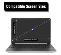 TEMU Filtro de privacidad para laptop de 14 pulgadas para pantallas de 16:10 - Protectores de privacidad anti-reflejo que bloquean azul y película de pantalla anti-espionaje
