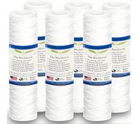 TEMU Filtro de sedimento enrollado de de 5 micras de 10"x2.5" para agua de - de reemplazo para RO universal de 10 pulgadas - WP-5, Aqua-Pure AP110, CFS110, P5, WFPFC4002, CW-MF - Material PP