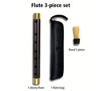 TEMU Flauta de Ébano para Principiantes, Instrumento de Viento , Adecuada para Principiantes y Adultos