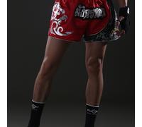 TEMU FLUORY Pantalones cortos de Muay Thai, calzoncillos deportivos bordados para entrenamiento de boxeo y
