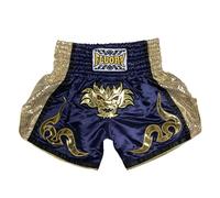 TEMU FLUORY Pantalones cortos de Muay Thai, calzoncillos deportivos bordados para entrenamiento de boxeo y
