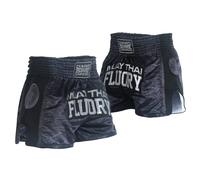 TEMU FLUORY Pantalones Cortos Muay Thai de Sanda Boxeo Entrenamiento Competición Adultos Hombres Mujeres