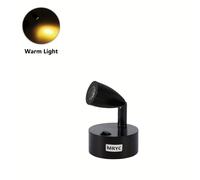 TEMU Foco de Escritorio 1pz, Luz LED de 3W, 3 Pilas AAA, de Botón, Adecuado para Exhibidores de Joyería, Gabinetes de Figuras y Dormitorio, , Oficina y Decoración No las 3 pilas AAA