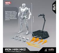 TEMU Fondjoy Iron Man Original 1/12 MK2 Figura de Acción de Tony Stark de Marvel Montada, Juguete de Colección, Regalo