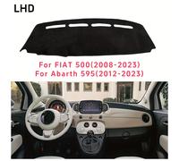 TEMU for Fiat 500 2008-2023 Abarth 595 2012 2013 2014 2015 2016 2017 2018 2019 2020 2021-2023 Sunshade Mat Carpet Pad Flannel Dashmat