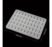 TEMU Forma de Silicona para Gummy Bear - Molde para Resina Epoxi, Herramienta para Hacer Joyería: Pendientes, Collares y Llaveros