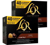 TEMU Forza L'or 80 Cápsulas Maxi Pack compatibles Nespresso Intensidad 9