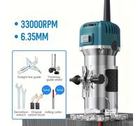 TEMU Fresadora de grabado en madera de 2000 W, , recortadora eléctrica, fresadora para carpintería, enrutador de bordes de madera, ajuste de 6 velocidades, herramientas para el hogar.