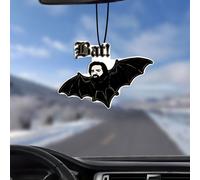 TEMU Freshener de aire para coche temático de BAT - 1 paquete de tabletas de papel perfumadas colgantes con aromaterapia para vehículo y armario con una duración de más de 20 días