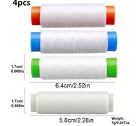 TEMU FTK 4 Piezas de Línea de Pesca Elástica Invisible - Línea Principal Elástica Resistente, Visibilidad Adecuada para /, Señuelos en el Anzuelo, 0.2mm 250m/273 Yardas por Carrete