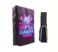 TEMU Fundas Antirrayaduras de Microfibra para PS5 Slim, Compatible con Edición Digital y Discos, Cubierta Anti Polvo para Consola PS5 Slim