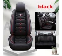 TEMU Fundas de Asiento de Coche de Cuero PU de Cobertura Completa para 5 Plazas, Juego de Fundas de Asiento Universal para Coche, SUV y Camión