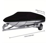 TEMU Fundas de Barco Premium Universal en Poliéster - Ajuste para Embarcaciones de 11' ', ¡ 96" de Ancho!