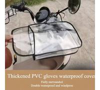 TEMU Fundas para manillar de bicicleta eléctrica, versión impermeable y cortavientos, cubierta para manillar a prueba de lluvia con protección térmica