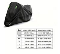 TEMU Fundas para Motocicleta Impermeable, Antipolvo, Protección Solar, Aislante Térmico y Antiexcrementos de Pájaros - Cobertura Universal para Todo , Uso Exterior en