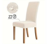 TEMU Fundas para Silla de Rejilla Gofrada, 4/6/8 piezas, Cubierta para Sillas de Comedor, Cocina, Decoración del Hogar