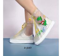 TEMU Fundas para zapatos de lluvia infantiles con tubo medio, antideslizantes y resistentes al , botines impermeables gruesos para bebés y de jardín de , botines impermeables para hombres y mujeres