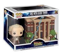 TEMU Funko Pop! Town: BTTF - Dr. Emmett Brown - Doc con del Reloj - Regreso al