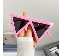 TEMU Gafas de moda grandes y para hombres y mujeres, con color jelly, percepción, tendencia de puerta, que se combinan , con de color, adecuadas para fiestas, desempeño diario y uso casual.