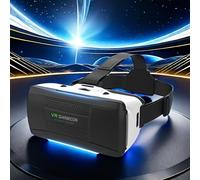 TEMU Gafas de Virtual Inteligentes VR con Lentes Ajustables, Ideales para Ver TV, Películas y Videos, Compatibles con Teléfonos de 4.7 a 6.53 Pulgadas