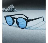 TEMU Gafas redondas de estilo retro para mujer, que ofrecen una estética para todas, con protección UV400 y un diseño y