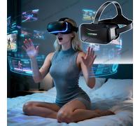 TEMU Gafas VR de Nivel con 4K de , Imagen de 120Hz, Gran de 110°, Diseño Ergonómico para Citas Virtuales y Inmersivas