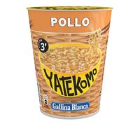 TEMU Gallina Blanca - Yatekomo Oriental - Fideos orientales - 60 g - Caja 8 uds