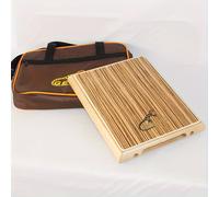 TEMU GECKO PAD-2 Kit de Batería Portátil - Instrumento de Percusión de Fácil de Aprender con Estuche de Transporte, Tecnología de Madera de Zebra, Bolsa de Viaje