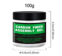 TEMU Gel de Montaje en Fibra de Carbono, Gel Antideslizante y Viscosidad | Pasta Lubricante Mejora el Ajuste Sin Dañar Materiales | Compatible con Manillares, Postes & Todo Tipos De Bicis | Mountain