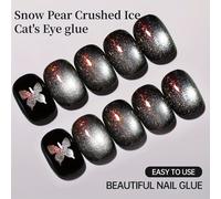 TEMU Gel de Uñas Cat Eye 2025 Tendencias en Holográfico Reflectante, Gel Magnético para LED, Herramientas de Manicura Femenina, Moda en Diseños de Uñas